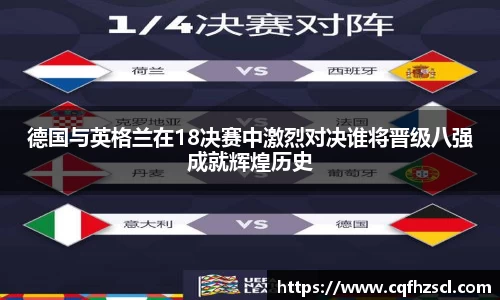 德国与英格兰在18决赛中激烈对决谁将晋级八强成就辉煌历史