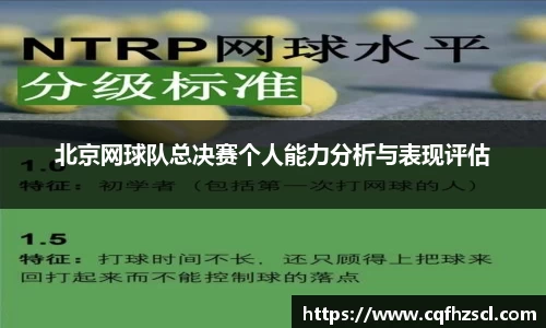 北京网球队总决赛个人能力分析与表现评估